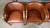 Vintage Art Deco Chairs in Walnut and Leather, 1940, Set of 4 For Sale - Image 9 of 18