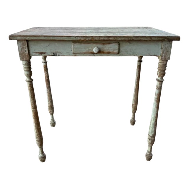 Antique French Farmhouse Side Table For Sale