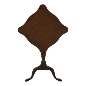 Kittinger Cw-20 Colonial Williamsburg Mahogany Tilt Top Table