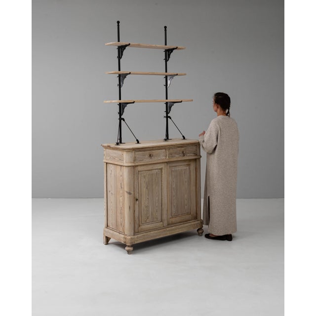 19th Century 19th Century French Pine Display Cabinet For Sale - Image 5 of 18