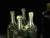 Bubbled Glass Water Bottles, France, 1925, Set of 17 For Sale - Image 7 of 14