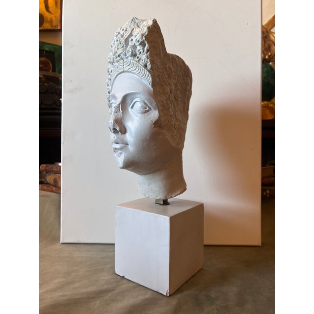 Classical Grand Tour Style Vintage Bust, a Head of a Roman Noble Woman For Sale - Image 4 of 13