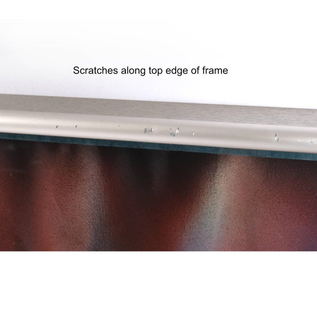 M. Fleischer Large Scale Abstract Folded Paper Modern Painting 1987 For Sale - Image 10 of 10