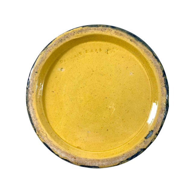 1920s Ceramic Jardiniere With Foliage Design From Michael Andersen & Söner, Denmark. Circa 1920 For Sale - Image 5 of 7