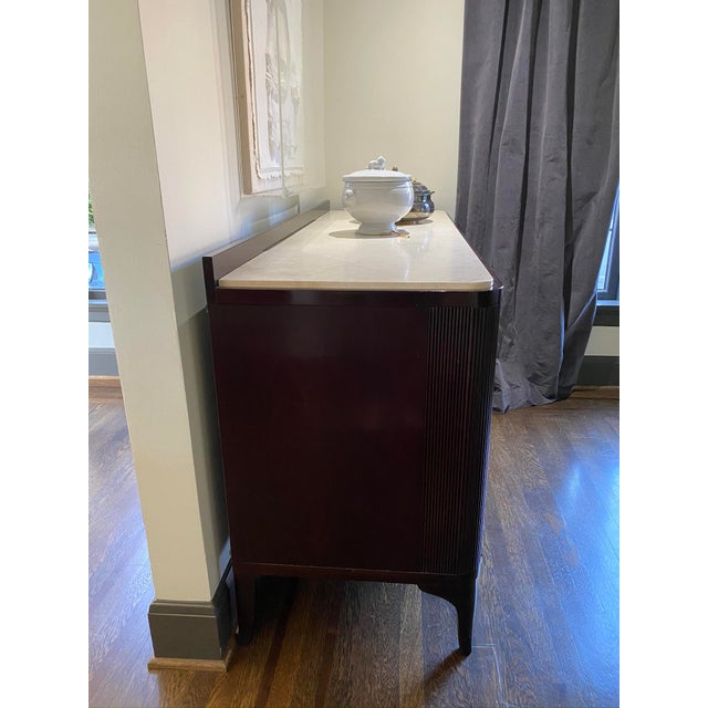 Wood Barbara Barry for Baker Stone Top Sideboard For Sale - Image 7 of 12