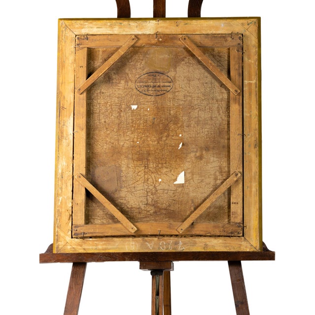 Jean-Augustin Franquelin, Mother and Daughter on Canvas, 1800s, Oil on Canvas, Framed For Sale - Image 7 of 8