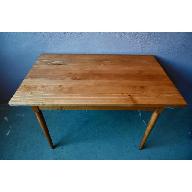 Scandinavian Bistro Table in Light Wood, 1960s For Sale - Image 11 of 17