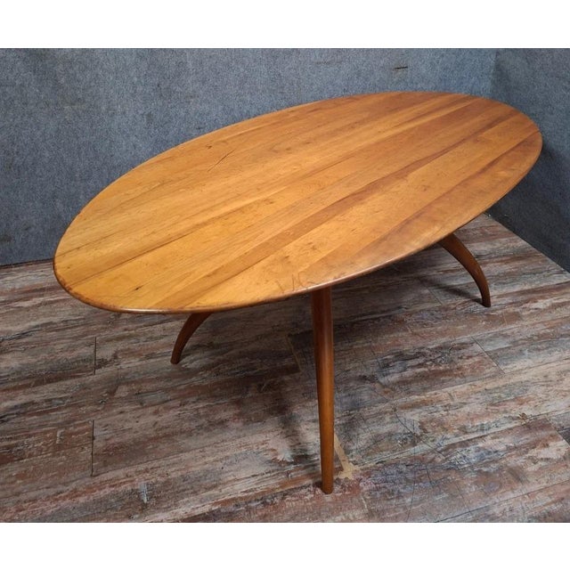 1970s Oval Dining Table by Maurizio Marconato & Terry Zappa for Porada, Italy, 1970s For Sale - Image 5 of 7