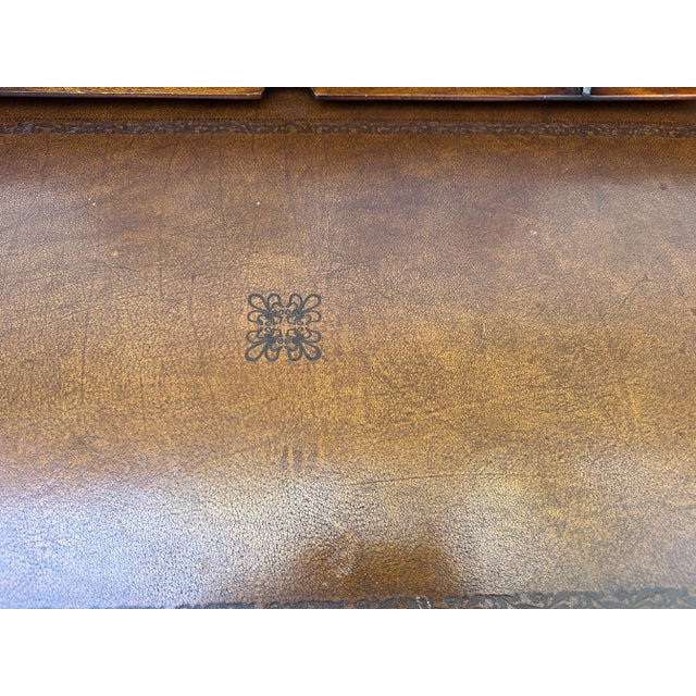Theodore Alexander Baroque Style Tressle Desk For Sale - Image 9 of 12