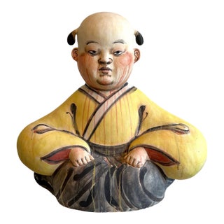 Important Ceramic Sculpture Karako by Akio Takamori Exhibited and Published For Sale