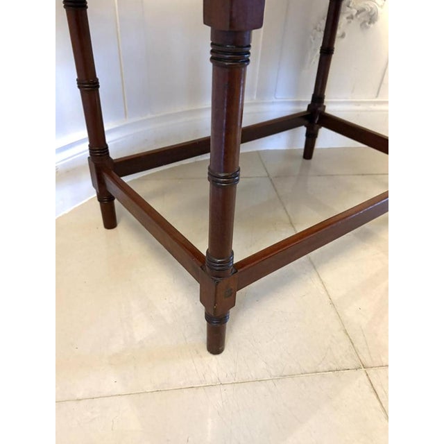 Brown George III Quality Mahogany Tray Top Lamp Table, 1820s For Sale - Image 8 of 11