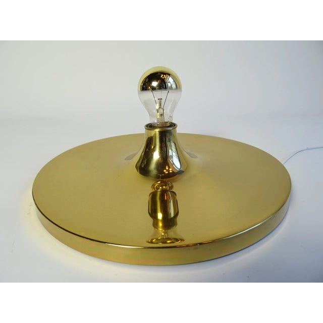 Metal Vintage Discus Sconce from Cosack Leuchten, 1960s For Sale - Image 7 of 9