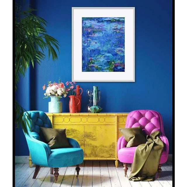 Water Gardens — Modern Acrylic Painting For Sale - Image 4 of 8