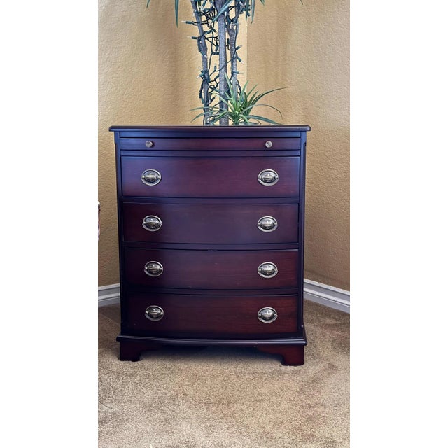 1990s 4 Drawer Table With Secret Slide Leaf by Bombay & Company - Vintage For Sale - Image 10 of 12