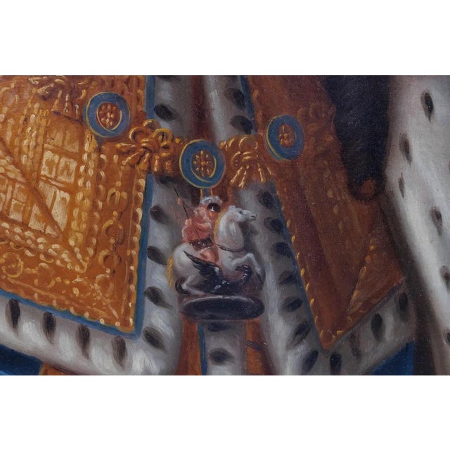 A Large and Magnificent Oil on Canvas Painting of King William III (1672–1702) C. 1795, Framed For Sale In New York - Image 6 of 8