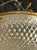 Early 20th Century Early 20th Century French Cut Glass and Gilt Brass Flush Mount Chandelier For Sale - Image 5 of 5