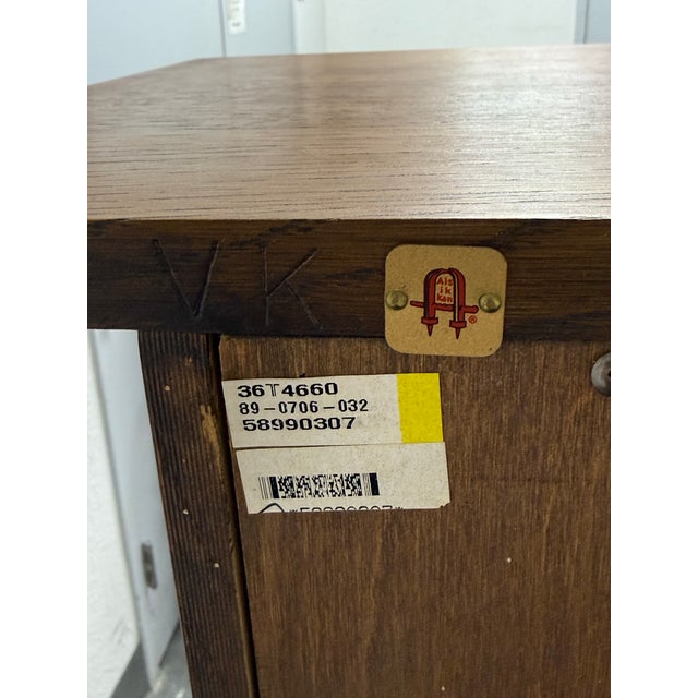 2010s Stickley Furniture Harvey Ellis Design Bookcase With Inlay For Sale - Image 5 of 14