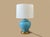 Bring classic Mid-Century elegance to your space with this stunning 1950s cased-glass bulbous table lamp. Featuring a...