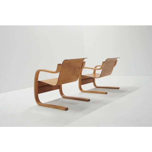 Cantilever Nr. 31 Lounge Chairs by Alvar Aalto, 1930s For Sale - Image 10 of 11