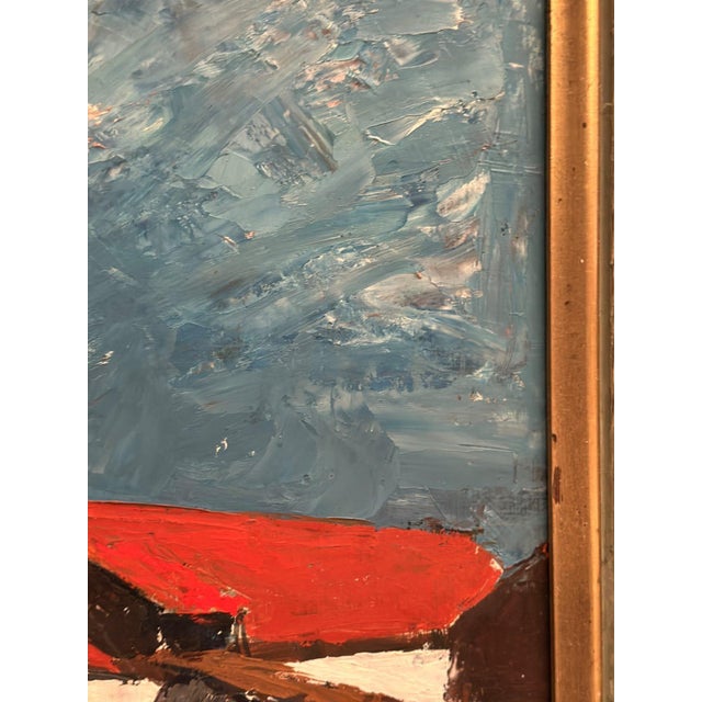 Bartja Björklund, Barn, 1960s, Oil on Panel, Framed For Sale - Image 9 of 18