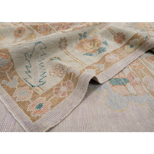 Early 21st Century Turkish Oushak Rug 9'2" x 11'10" For Sale - Image 5 of 6