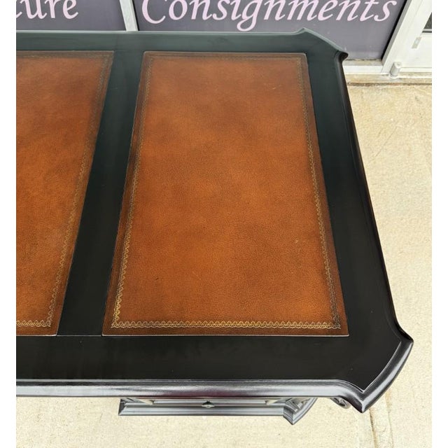 Hooker Furniture Telluride 76” Executive Desk With Wood Panels For Sale - Image 12 of 15