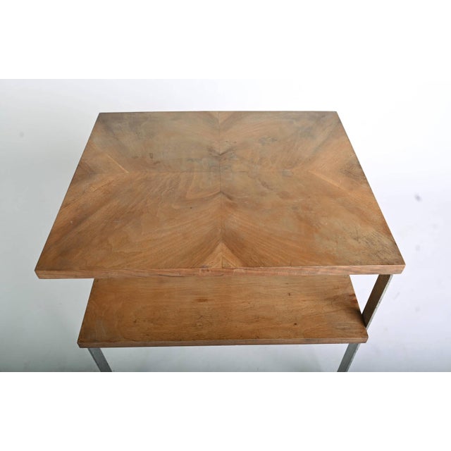 Vintage Bauhaus Side Table in Tubular Steel, 1930s For Sale - Image 6 of 8