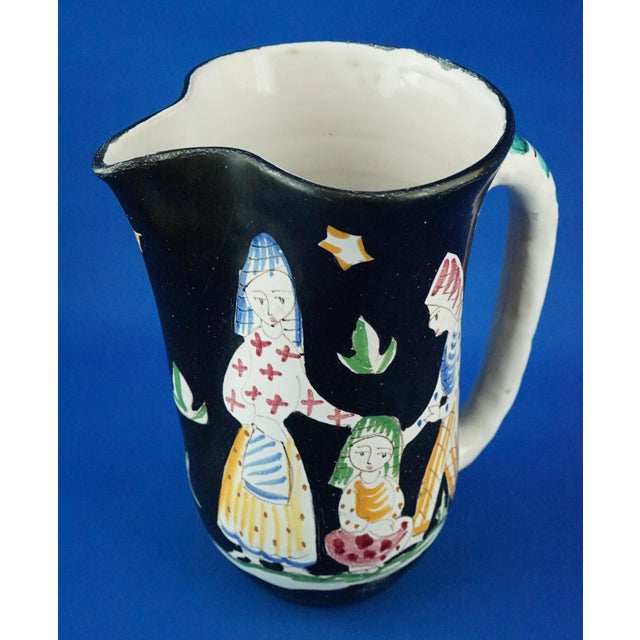 20th Century Ceramic Jug by the Cas Vietri Factory, Italy, 1960s For Sale - Image 14 of 18