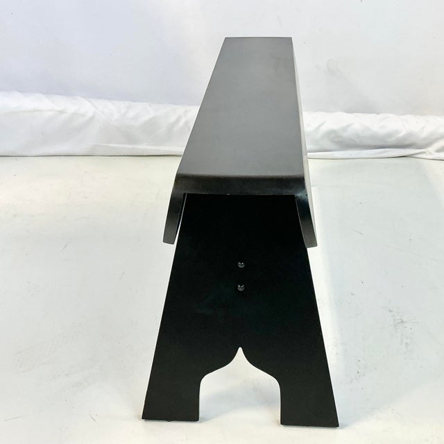 Vintage Americana Boho Chic Amish Style Bench For Sale - Image 6 of 11