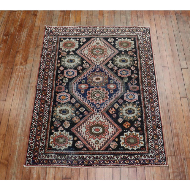 Early 20th Century Antique Persian Mahal Carpet For Sale - Image 5 of 18