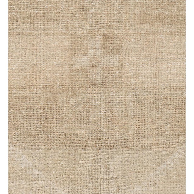 Textile Vintage Circa 1940 Turkish Oushak Runner 2ft 10in X 13ft 7in For Sale - Image 7 of 8