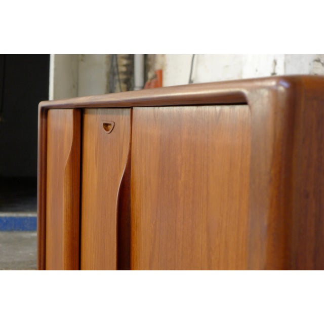 Vintage Danish Teak and Walnut Highboard by H.W. Klein for Bramin For Sale - Image 12 of 18