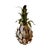 A charming, vintage tole pineapple object. Features a cast metal pineapple in shades of ochre, green and gold topped with...
