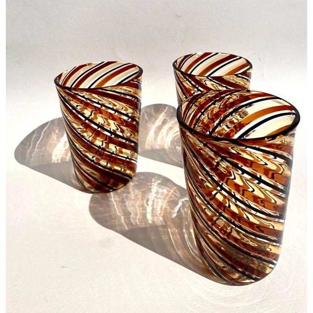 2000 - 2009 Italian Murano Tequila Glasses by Maestro Ballarin for Ribes Studio, 2004, Set of 6 For Sale - Image 5 of 18