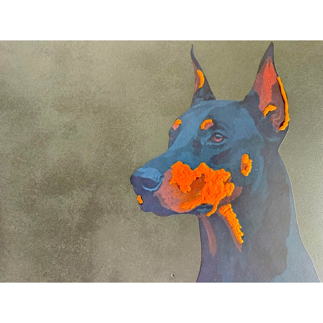 One of a Kind Doberman Statement Table For Sale - Image 15 of 16
