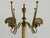 Vintage Brass Coat Rack with Rotating Crown and Fluted Column, 1960s For Sale - Image 10 of 18