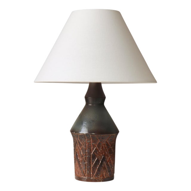 Scandinavian Modern Stoneware Table Lamp from Sejer, 1960s For Sale