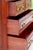 Asian Rosewood Secretary Desk With Mother-of-Pearl Inlay, Bird & Blossom Motif, Slant Front Writing Desk For Sale - Image 12 of 18