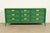Mid-Century Hollywood Regency Campaign Green Lacquered Faux Bamboo Triple Dresser or Credenza by Stanley, Newly Refinished For Sale - Image 16 of 16