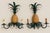 Chinoiserie Vintage Curry & Company Pineapple Wall Sconces Lights - A Pair For Sale - Image 3 of 7