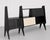 Italian Mid Century Modern Extra-Long Wall Unit in Black Lacquer — Gio Ponti Inspired For Sale In New York - Image 6 of 14
