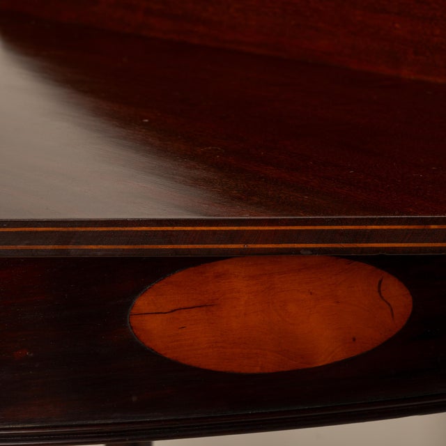 Antique 19th Century Georgian Flip Top Rotating Card Game Table W/ Ball & Claw Feet For Sale - Image 17 of 18