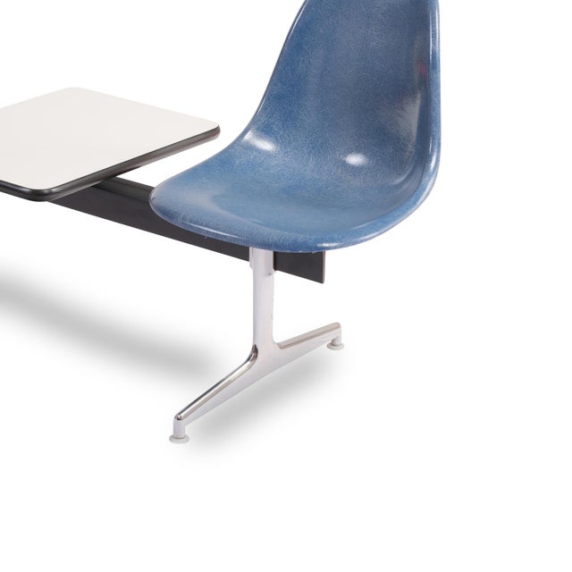 Metal Vintage Tandem Seating Group by Charles and Ray Eames, 1970s For Sale - Image 7 of 16