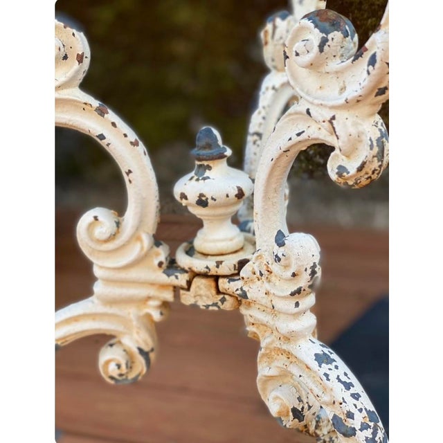 Antique Cast Iron Ornate Table Base French Farm For Sale In Seattle - Image 6 of 7
