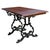 Vintage Cast Iron and Oak Garden Table, 1920 For Sale - Image 9 of 9