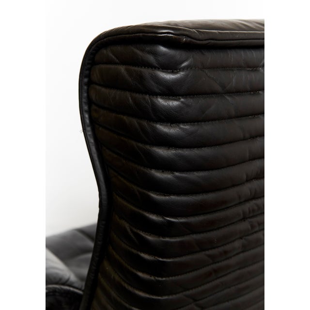 Vintage Lounge Chair and Ottomane by Otto Zapf for Knoll International, 1970s, Set of 2 For Sale - Image 14 of 17