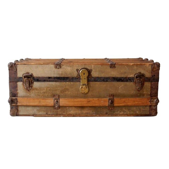 Antique Steamer Trunk For Sale