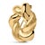 Crafted with the utmost artistry, this brooch embodies a perfect sculpted knot, meticulously wrought from refined 18K...
