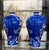 Chinese Pair Early 20th Century Chinese Cobalt Meiping Vases With Prunus Decoration For Sale - Image 3 of 8