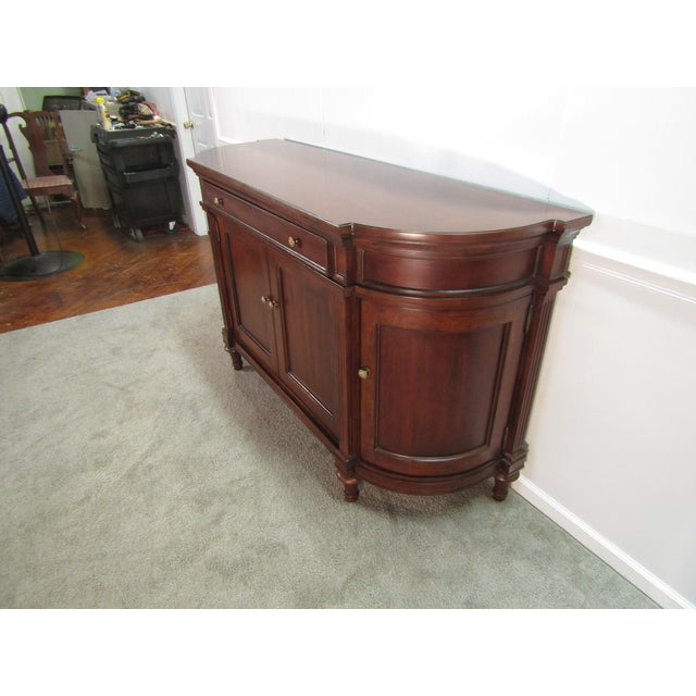 Traditional Bernhardt Martha Stewart Cherry Sideboard For Sale - Image 3 of 10